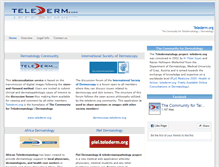Tablet Screenshot of portal.telederm.org